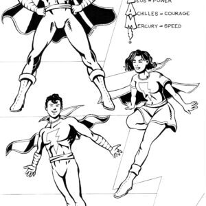 SHAZAM!family_20250423_Inks SHAZAM! Family 11x17