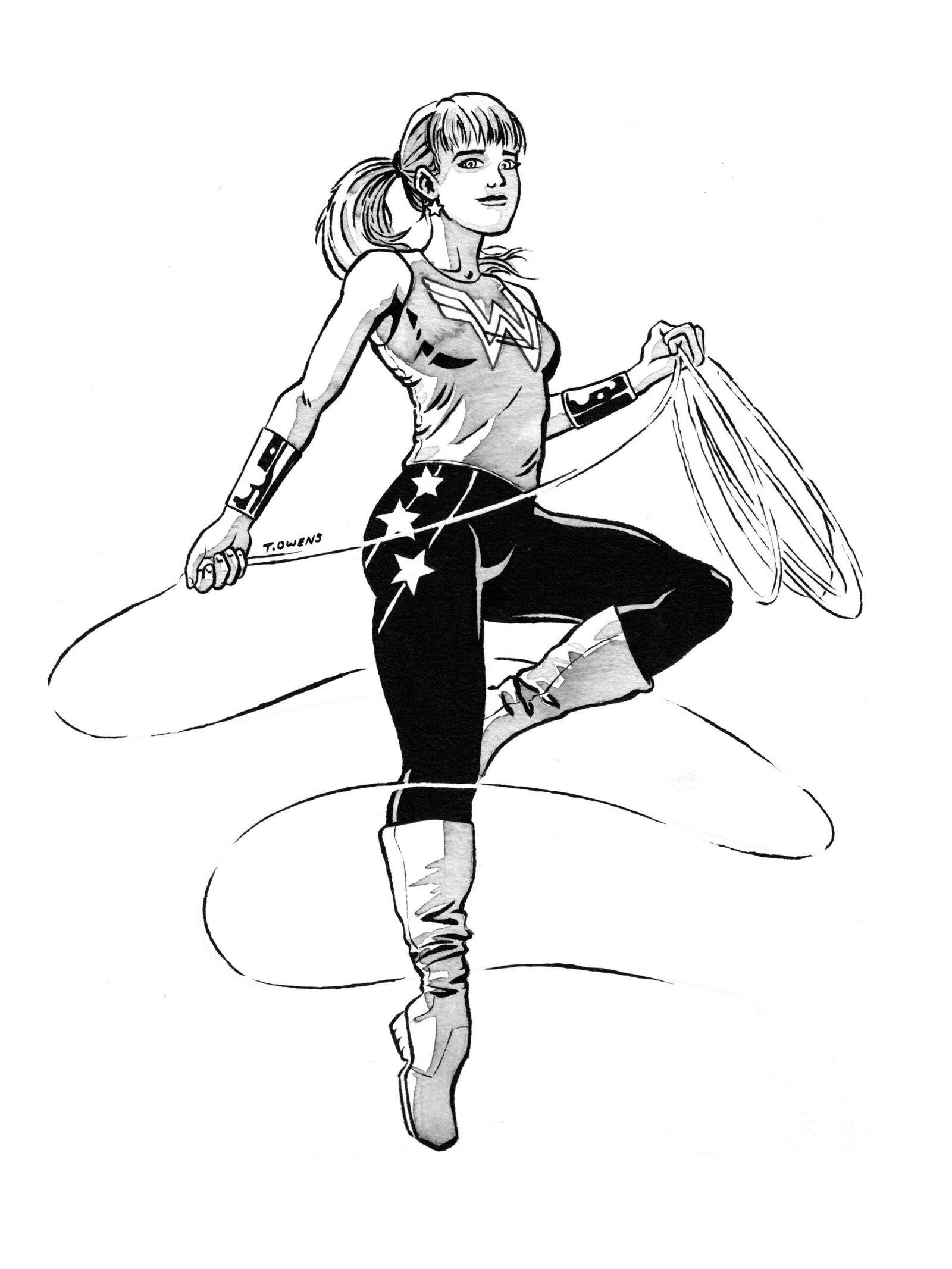 Wonder Girl - Titans Together 9x12