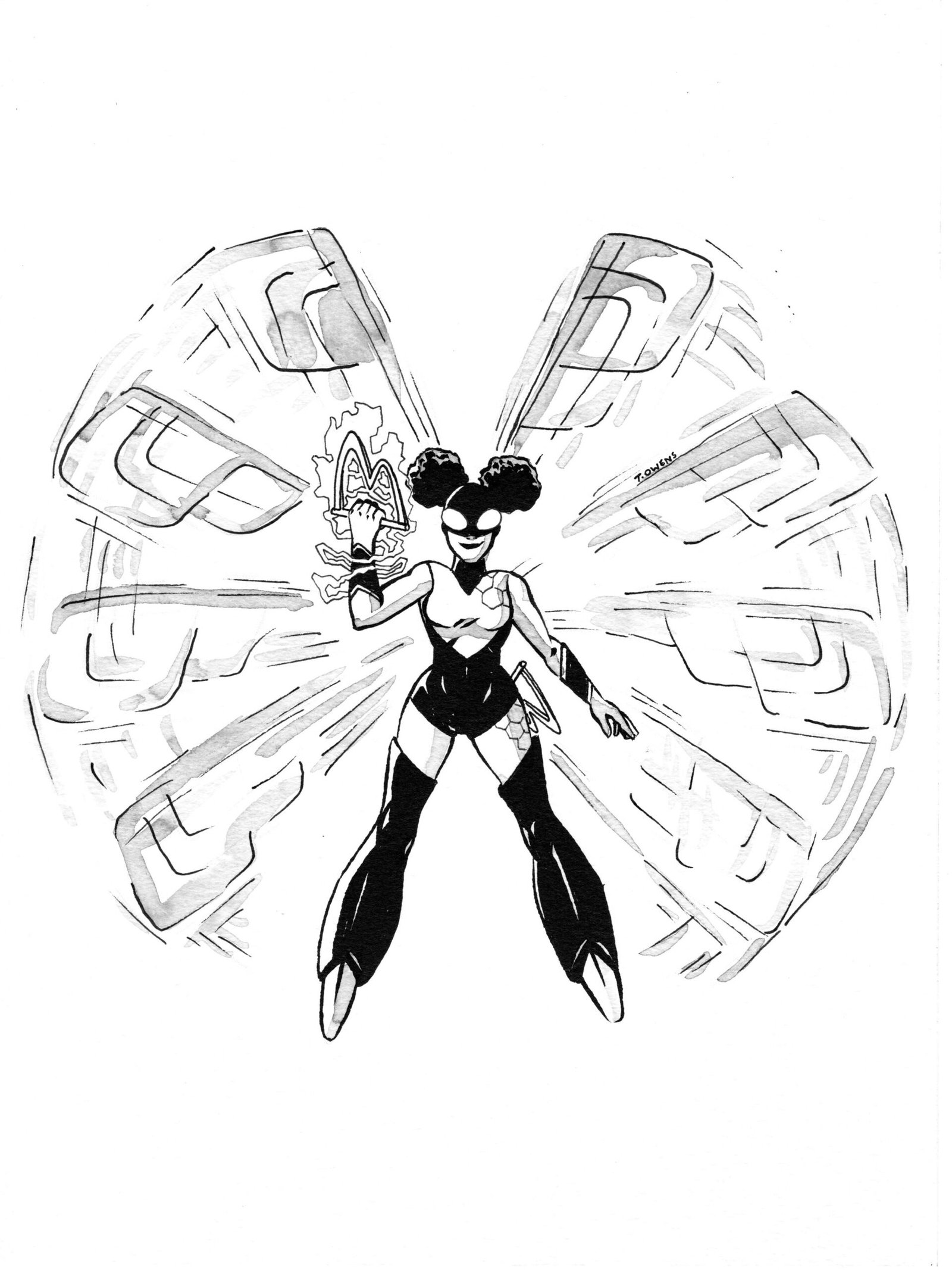 Bumblebee - Titans Together 9x12