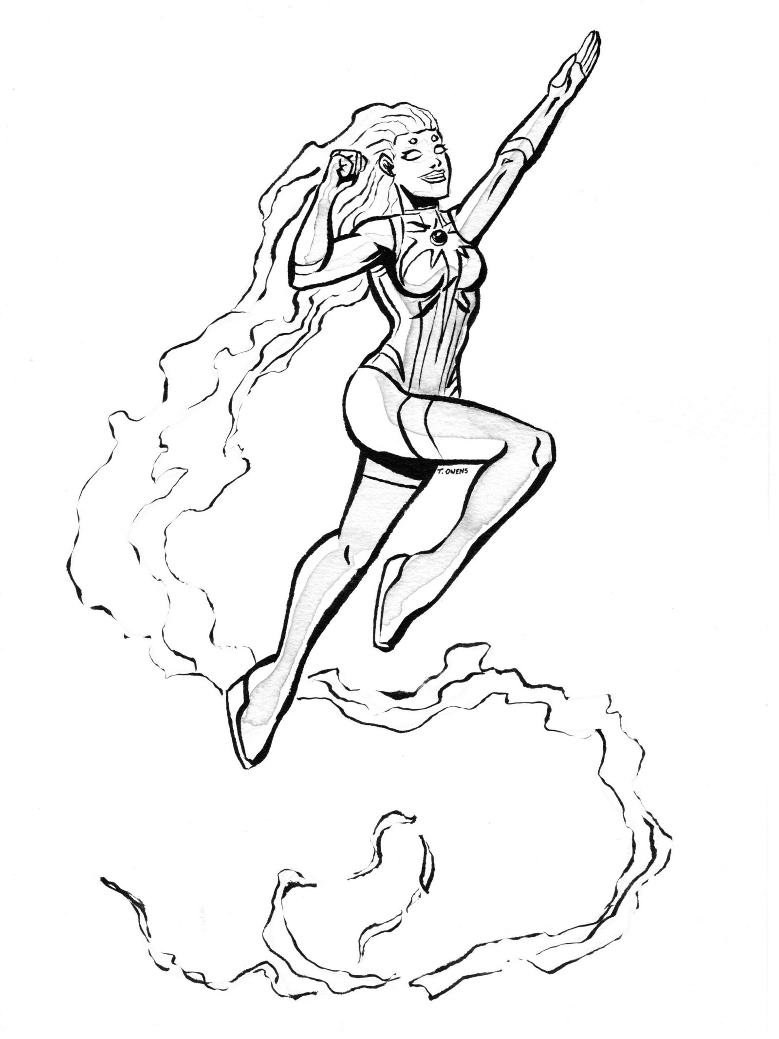 Starfire - Titans Together 9x12