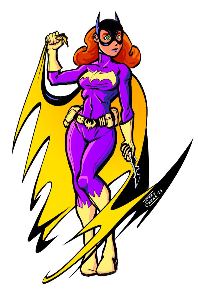 Babs Bat Purple - Sticker